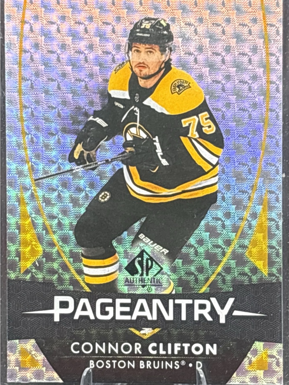 Upper Deck Connor Clifton Boston Bruins Hockey Trading Card